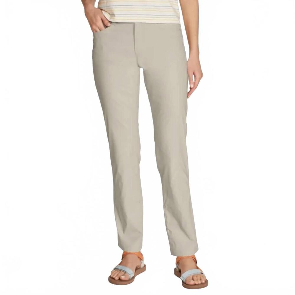NEW EDDIE BAUER sightscape horizon convertible roll-up pants in pumice